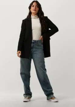 zwarte selected femme blazer slfrita ls relaxed blazer fd