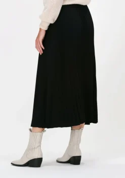 zwarte selected femme maxirok alexis mw midi skirt