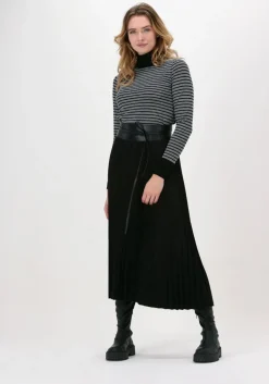 zwarte selected femme maxirok alexis mw midi skirt