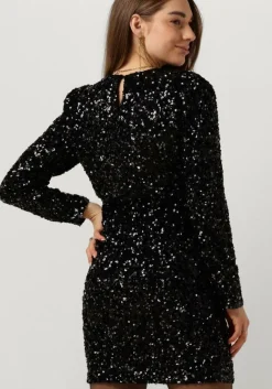 SELECTED FEMME e mini jurk slfcolyn ls short sequins dress><noscript><img width=