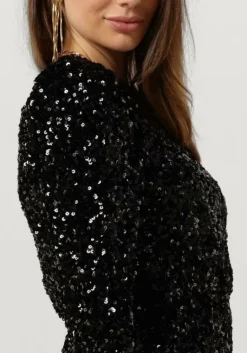 SELECTED FEMME e mini jurk slfcolyn ls short sequins dress><noscript><img width=