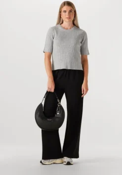 zwarte selected femme pantalon slftenny-blue hw pant at