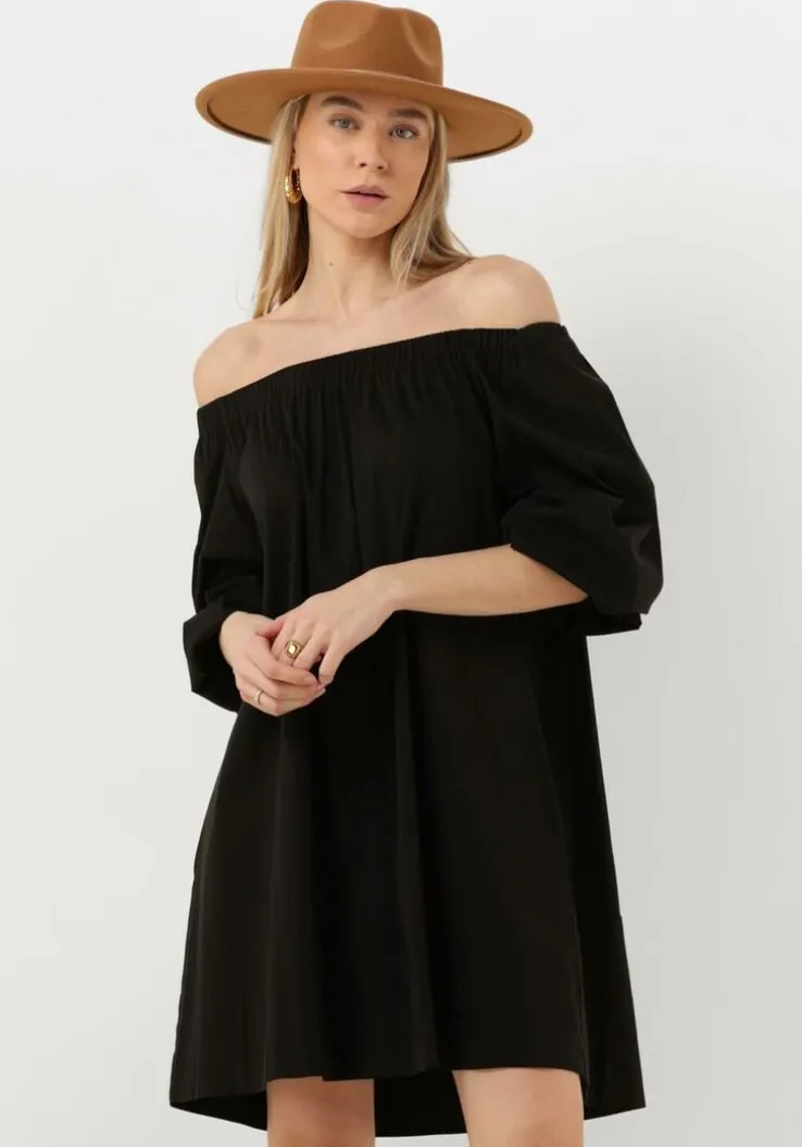 zwarte semicouture mini jurk s4sk26 dress