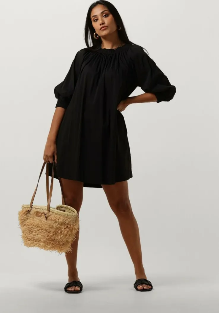 zwarte semicouture mini jurk s4sk26 dress