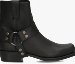 zwarte sendra enkellaarsjes 9077