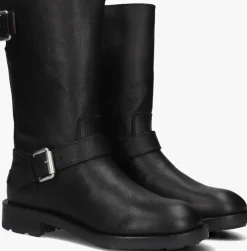 zwarte shabbies biker boots alyd mia