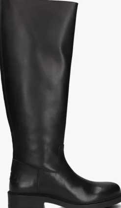 zwarte shabbies hoge laarzen dean tala