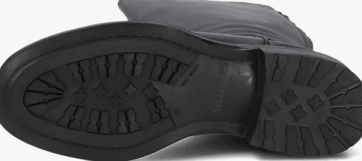 zwarte shabbies hoge laarzen dean tala