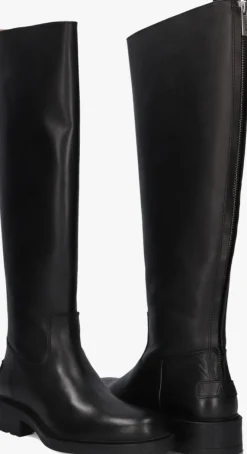 zwarte shabbies hoge laarzen dean tala