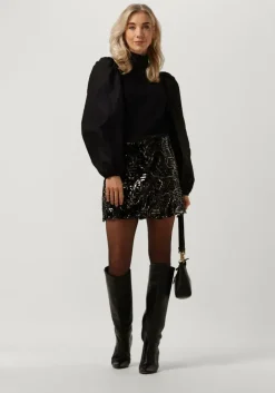zwarte silvian heach minirok minigonna / miniskirt