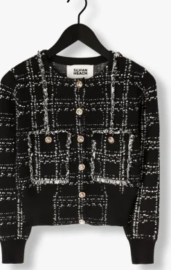 zwarte silvian heach vest cardigan saloniko