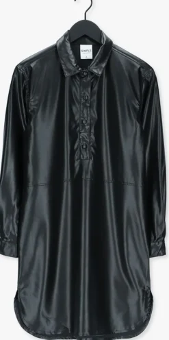 zwarte simple mini jurk tessa