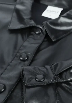 zwarte simple mini jurk tessa