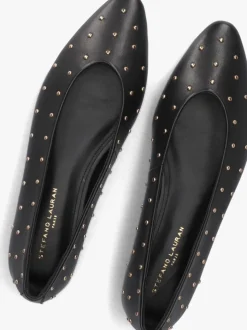 zwarte stefano lauran ballerina's x1417