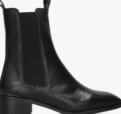 zwarte stefano lauran chelsea boots botin plano
