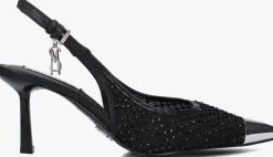 zwarte steve madden slingbacks vixyn