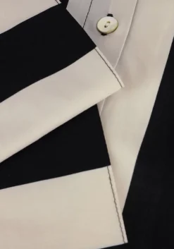 zwarte summum blouses blouse bow stripe printed