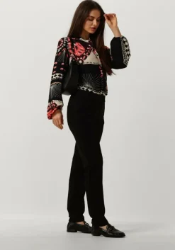 SUMMUM e flared broek trousers punto milano><noscript><img width=