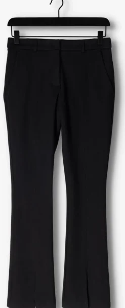 zwarte summum flared broek trousers punto milano