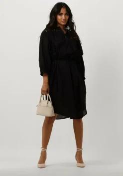 SUMMUM e midi jurk dress cotton voile>DAMES Jurken