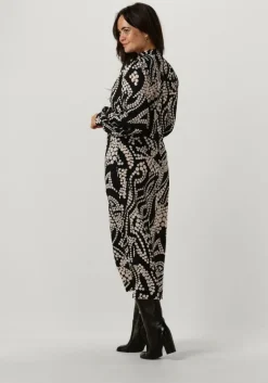 SUMMUM e midi jurk dress irregular dots hammered><noscript><img width=