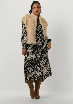 SUMMUM e midi jurk dress irregular dots hammered><noscript><img width=