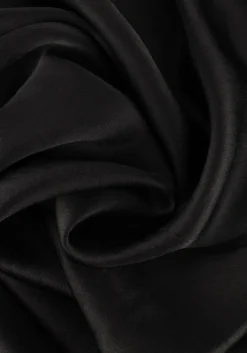 zwarte summum midirok skirt heavy silk touch