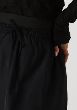 zwarte summum midirok skirt taft
