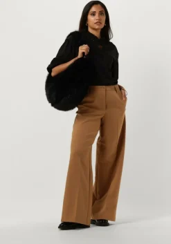 zwarte summum top jersey top 3/4 sleeve jersey and embroidery mic