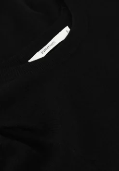 zwarte summum top short sleeve sweater