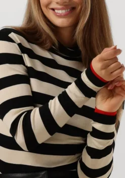 SUMMUM e tops & t-shirts turtle neck top sheer jersey stripe><noscript><img width=