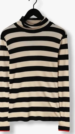 SUMMUM e tops & t-shirts turtle neck top sheer jersey stripe><noscript><img width=