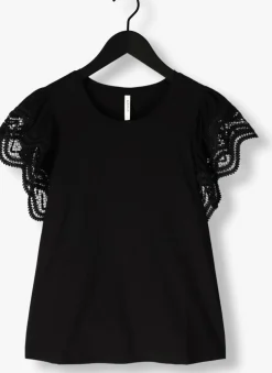 SUMMUM e t-shirt jersey top tee with lace><noscript><img width=