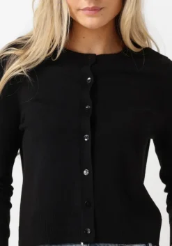 SUMMUM e vest short cardigan soft viscose polyamide knit><noscript><img width=