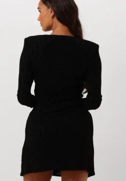 zwarte suncoo mini jurk cadix