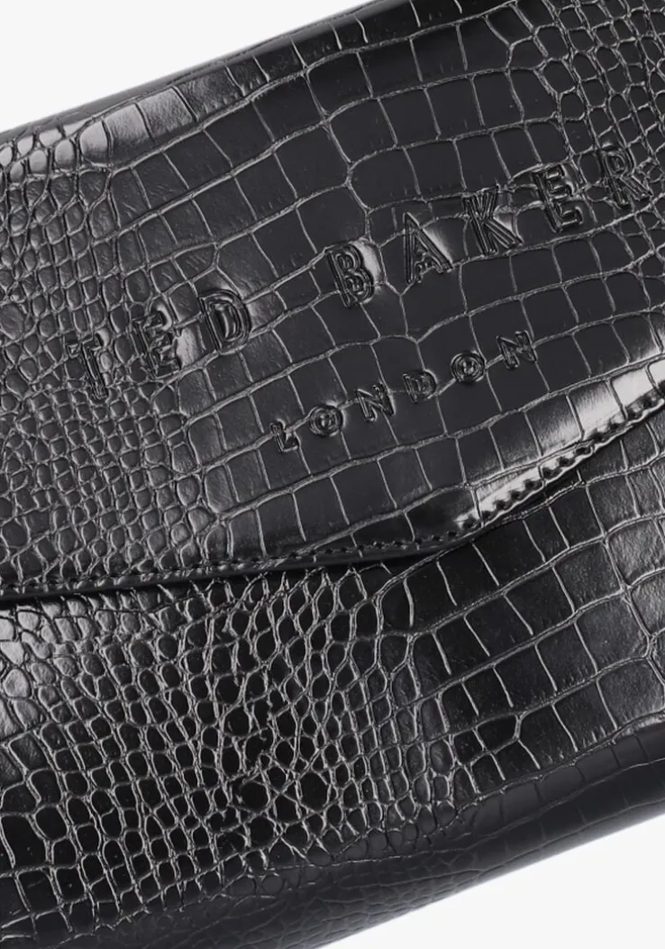 zwarte ted baker clutch crocey