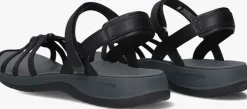 zwarte teva platte sandalen tirra traveler