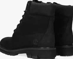 zwarte timberland veterboots lucia way 6in boot