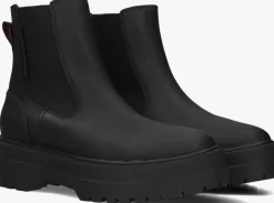 TOMMY HILFIGER e enkelboots rubberrised chelsea>DAMES Boots