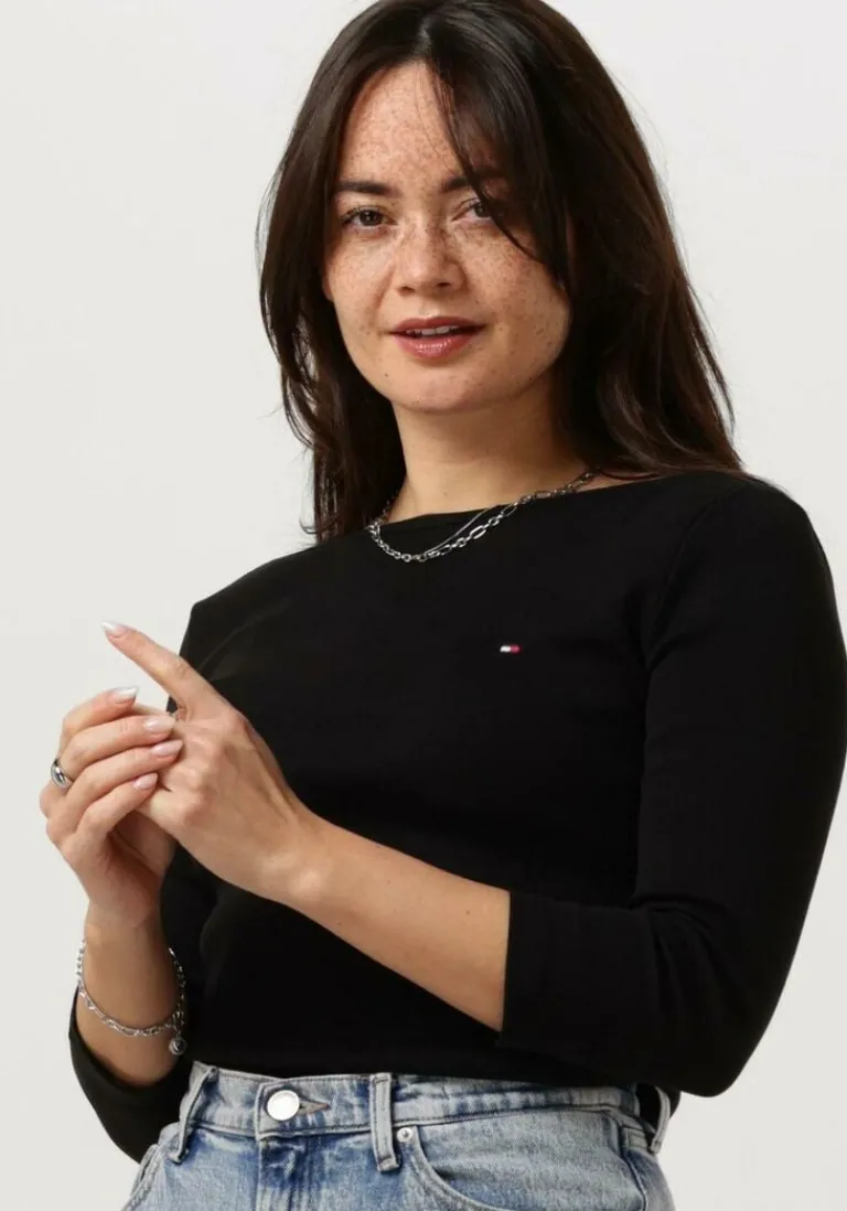 TOMMY HILFIGER e tops & t-shirts new cody slim boat-nk 3/4slv>DAMES Tops & T-Shirts