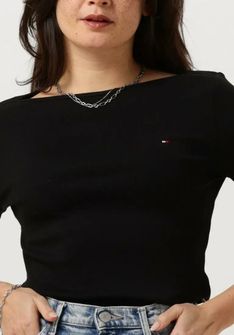 TOMMY HILFIGER e tops & t-shirts new cody slim boat-nk 3/4slv>DAMES Tops & T-Shirts
