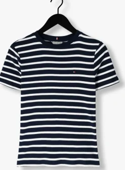zwarte tommy hilfiger t-shirt slim cody c-nk ss