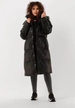 zwarte tommy jeans coltrui heavyweight knits col