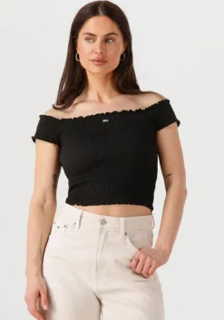 TOMMY JEANS e top tjw crp smock top>DAMES Tops & T-Shirts