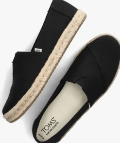 zwarte toms espadrilles alpargata rope 2.0