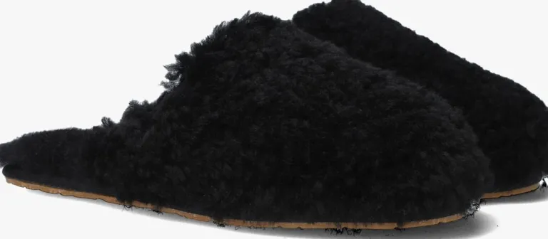 UGG e pantoffels w maxi curly slide>DAMES Pantoffels