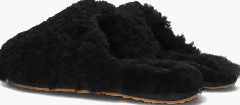 UGG e pantoffels w maxi curly slide>DAMES Pantoffels