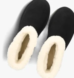 zwarte ugg vachtlaarzen classic mini atherson