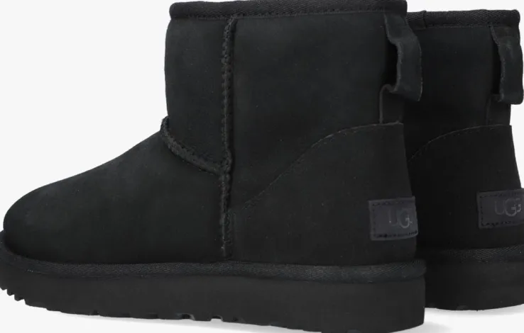 zwarte ugg vachtlaarzen w classic mini ii