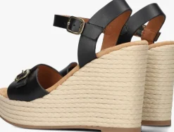 zwarte unisa sandalen melao